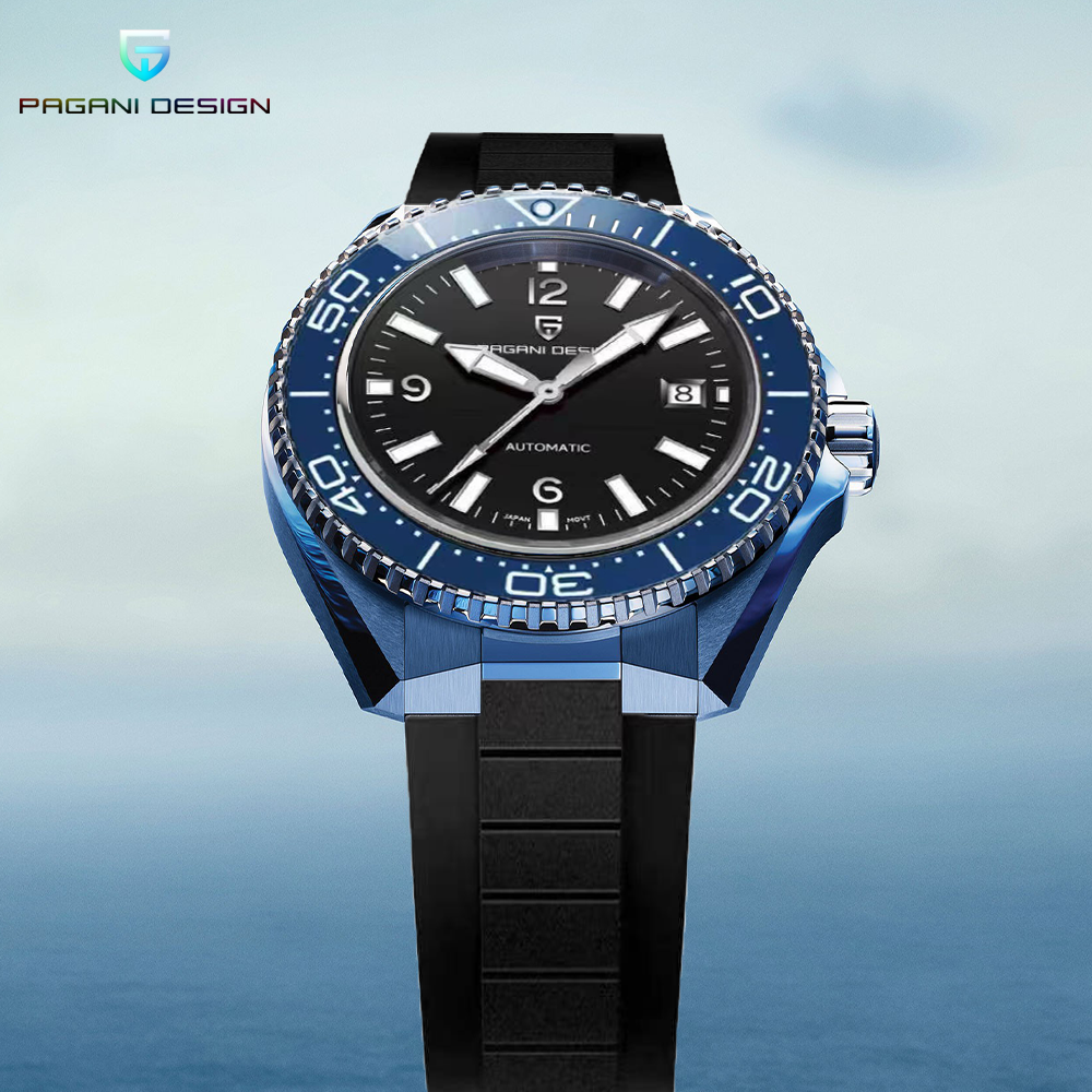 Rubber Strap Diver - Pagani Design New Men's Mechanical Watch