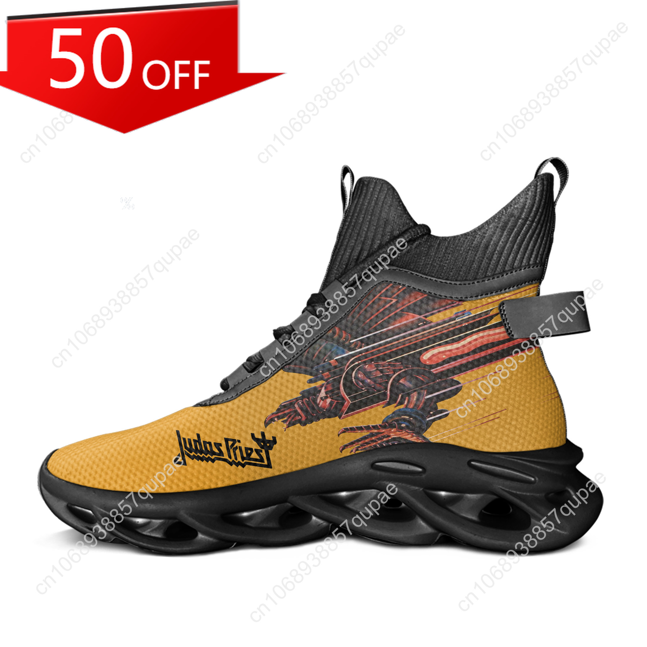 Judas Priest High Top Flats Sn - Mesh Strap Metal review and price