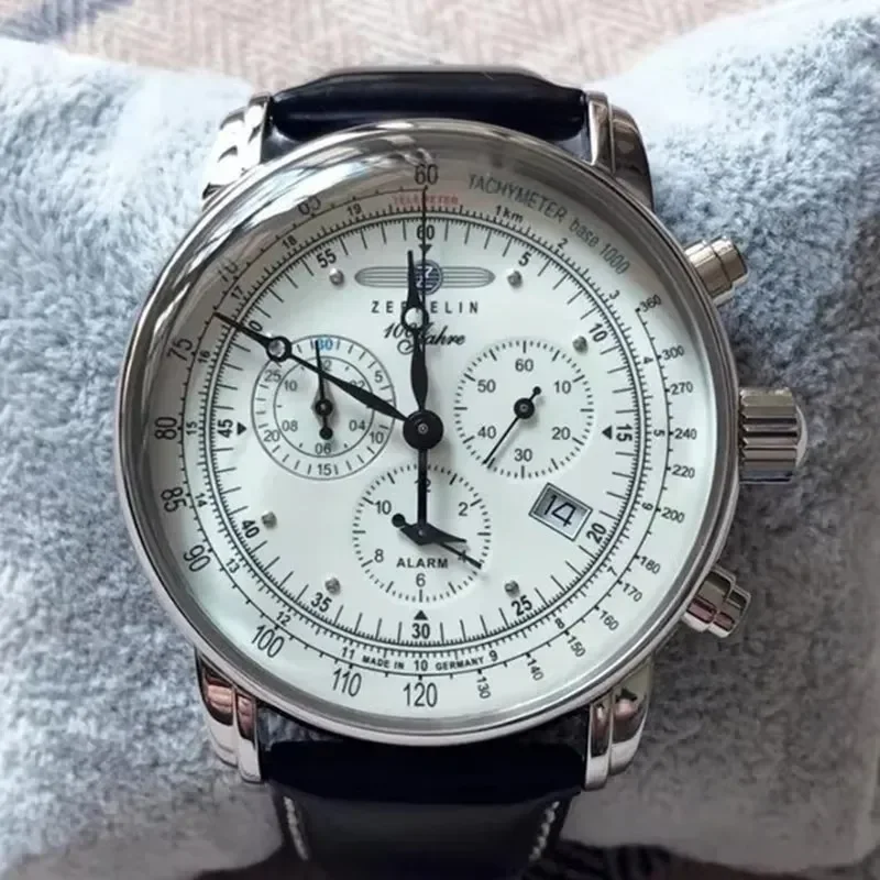 Zeppelin Airship Automatic Dat - Leather Watch Band Men review and price