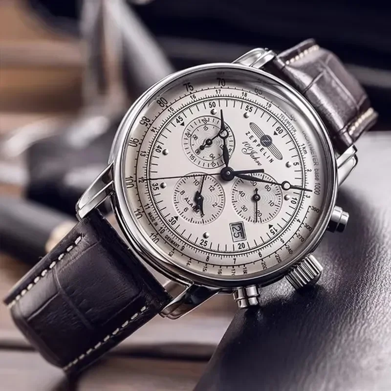 Zeppelin Airship Automatic Dat - Leather Watch Band Men review and price