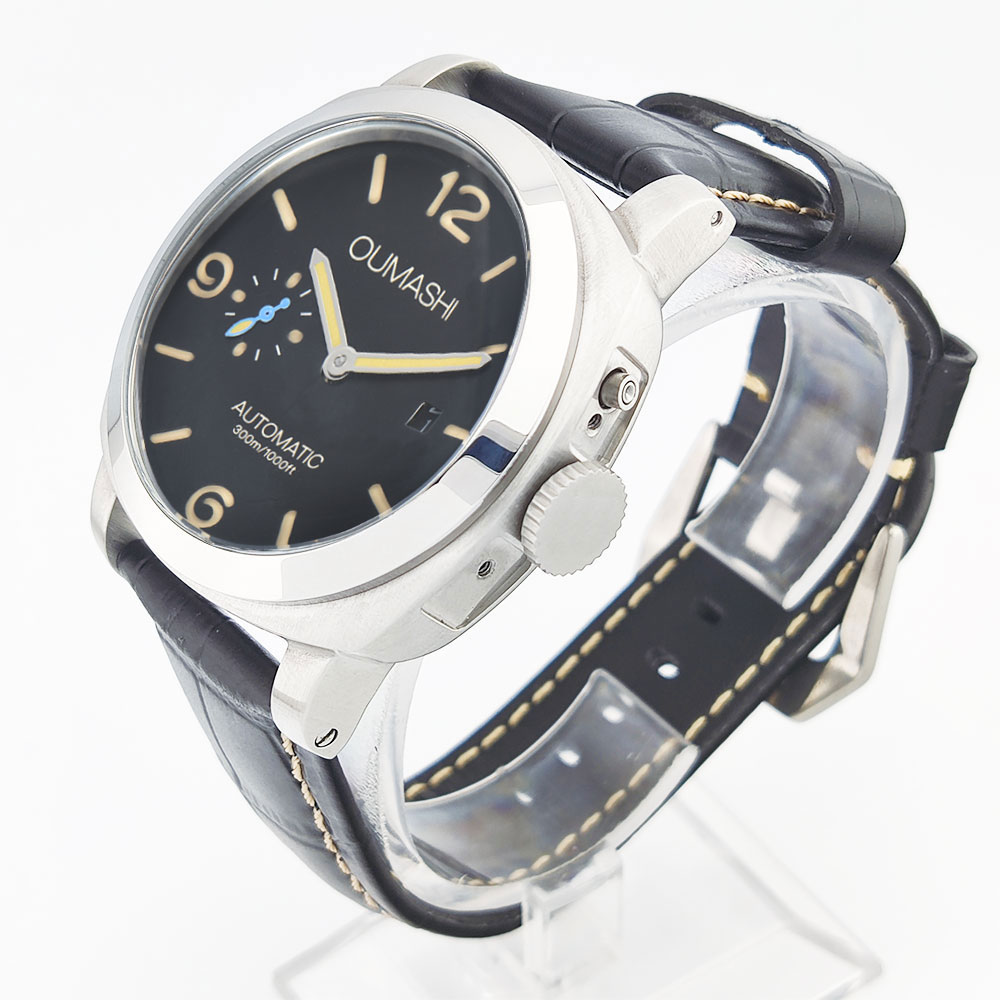 44mm Men's watch Seagull st255 - Stainless Bracelet Diver review and price