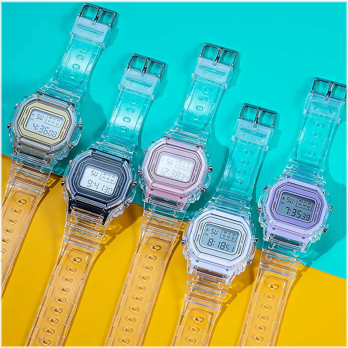 PCV/F91W Steel Strap Watch LED - Tropic Strap Vintage review and price