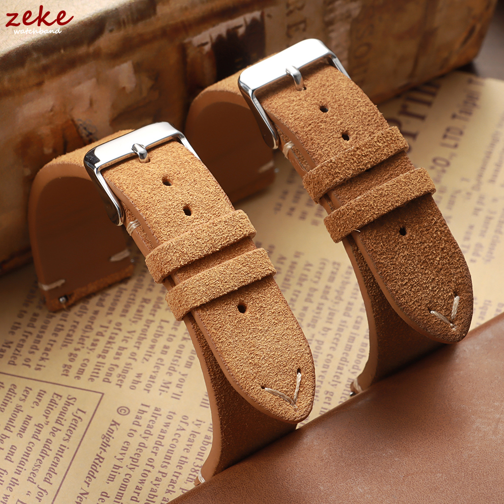 Vintage Soft Suede Leather Str - Suede Strap Watch review and price