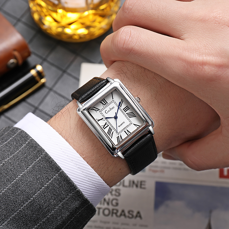 New Fashion Luxury Designer Re - Leather Watch Band Men review and price