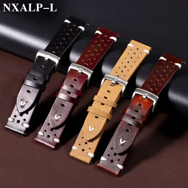 Retro Oil Wax Discoloration Le - Nato Strap Nylon review and price
