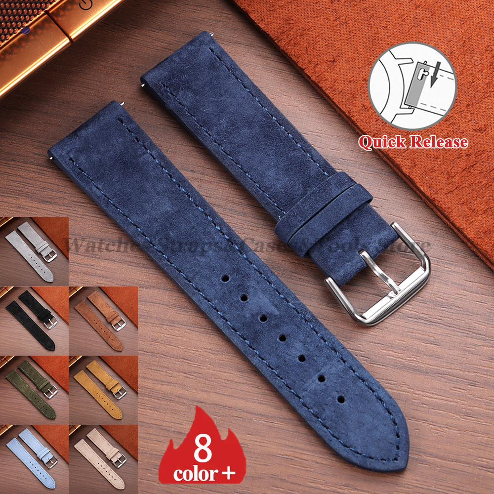 Vintage Suede Cowhide Watch St - Suede Strap Watch review and price