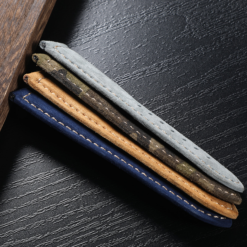 Genuine Suede Watch Strap 22mm - Suede Strap Watch review and price