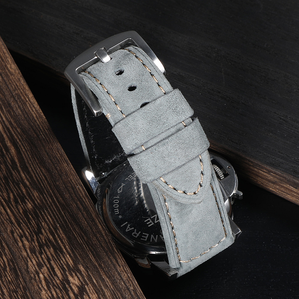 Genuine Suede Watch Strap 22mm - Suede Strap Watch review and price