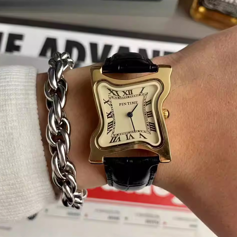 Surrealist Art Melting Clock W - Leather Watch Band Men review and price