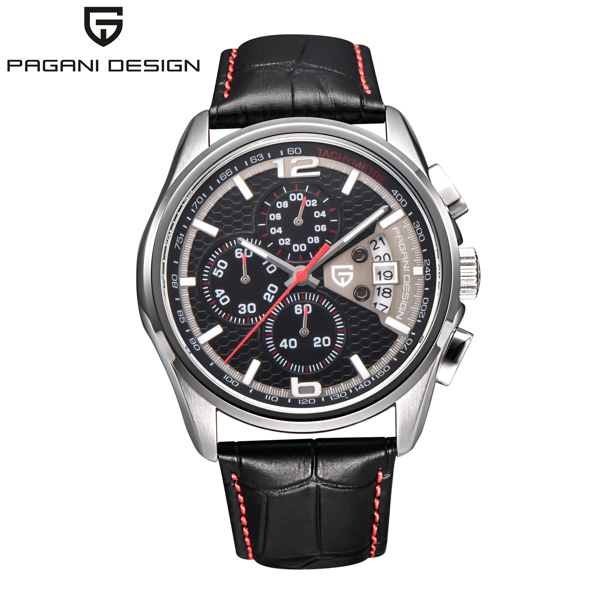 Pagani PD3306 Mens Quartz Watc - Leather Watch Band Men review and price