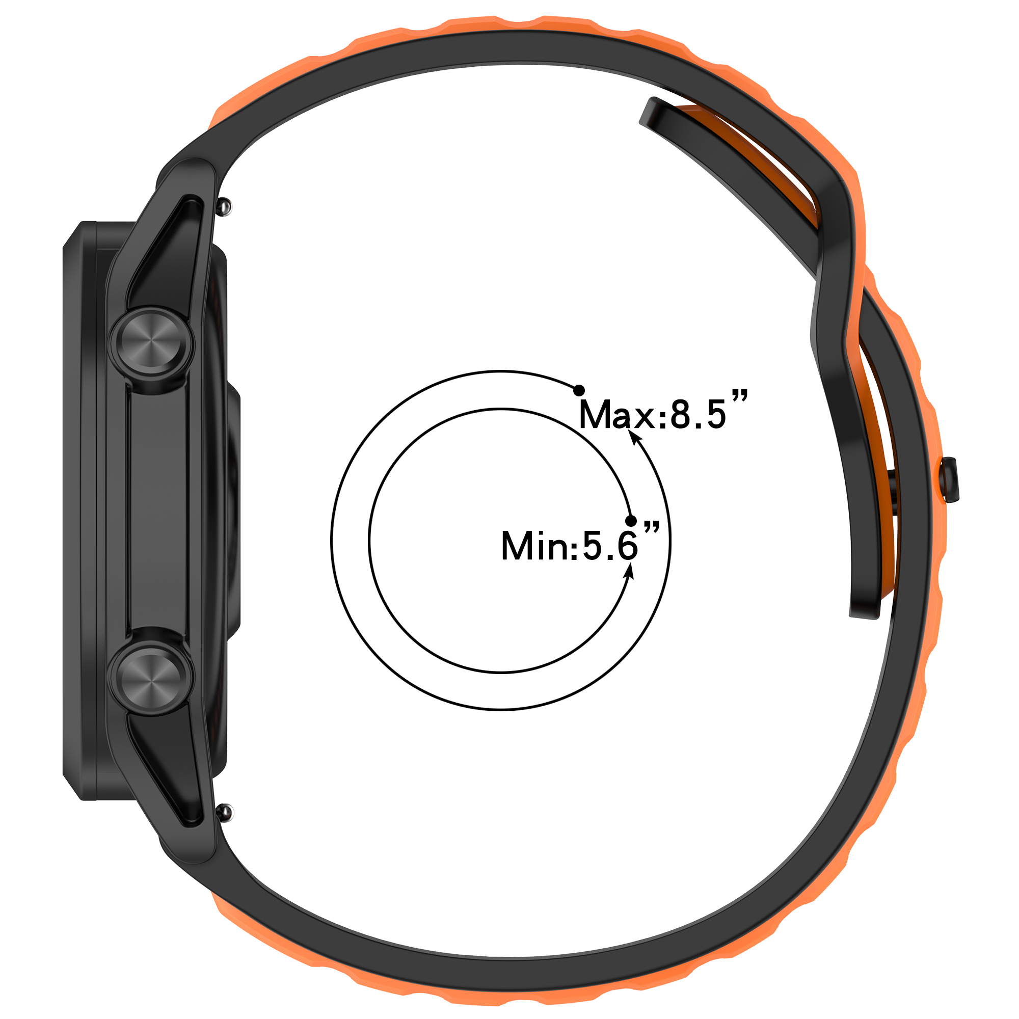 20 22mm Silicone Strap For Pol - Silicone Watch Band 22Mm review and price