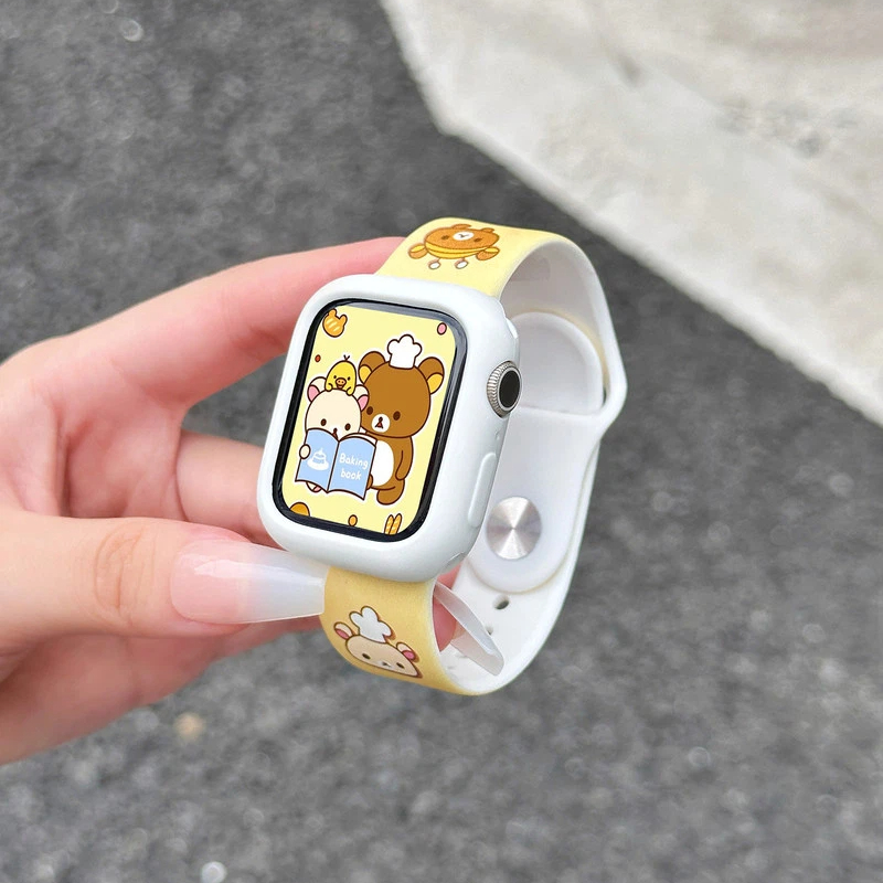 Cute Rilakkuma Print Silicone  - Silicone Band Women review and price