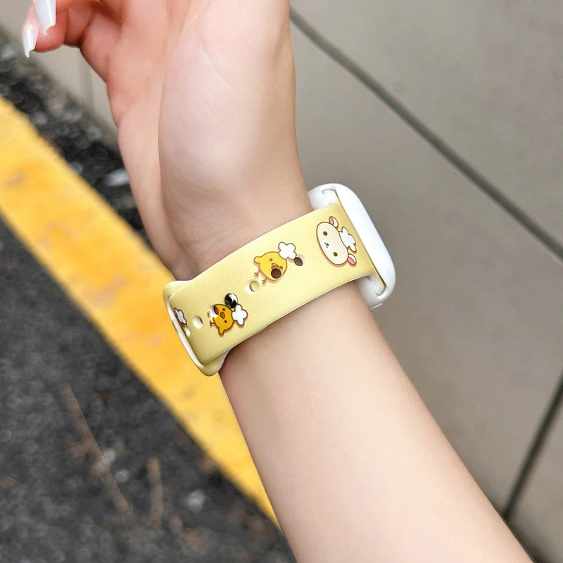 Cute Rilakkuma Print Silicone  - Silicone Band Women review and price