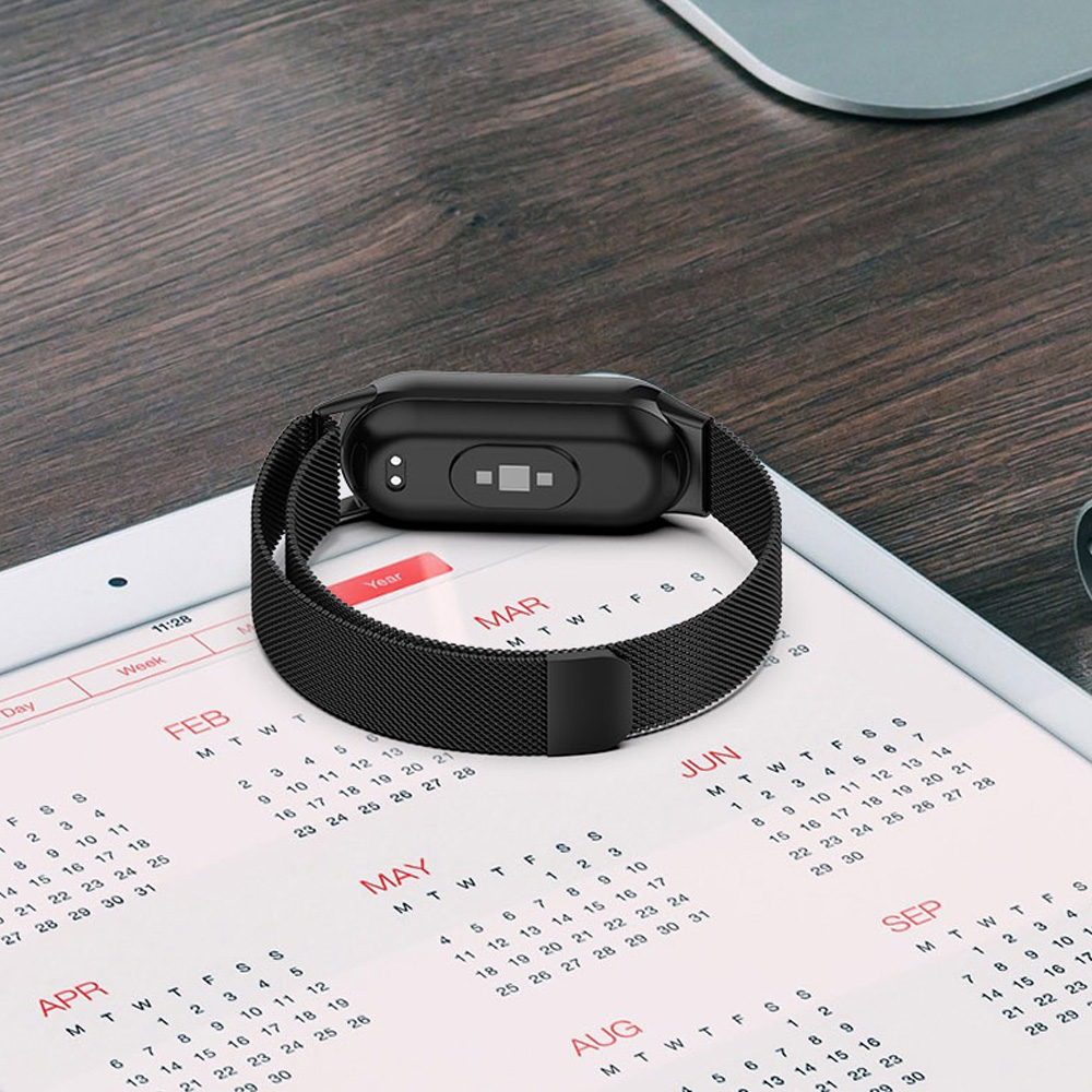 Strap For Xiaomi Mi Band 8 9 a - Milanese Loop Magnetic review and price