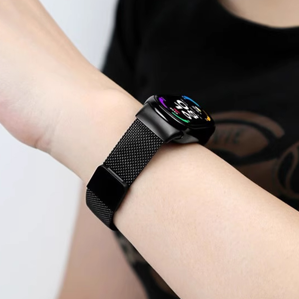 Strap For Xiaomi Mi Band 8 9 a - Milanese Loop Magnetic review and price