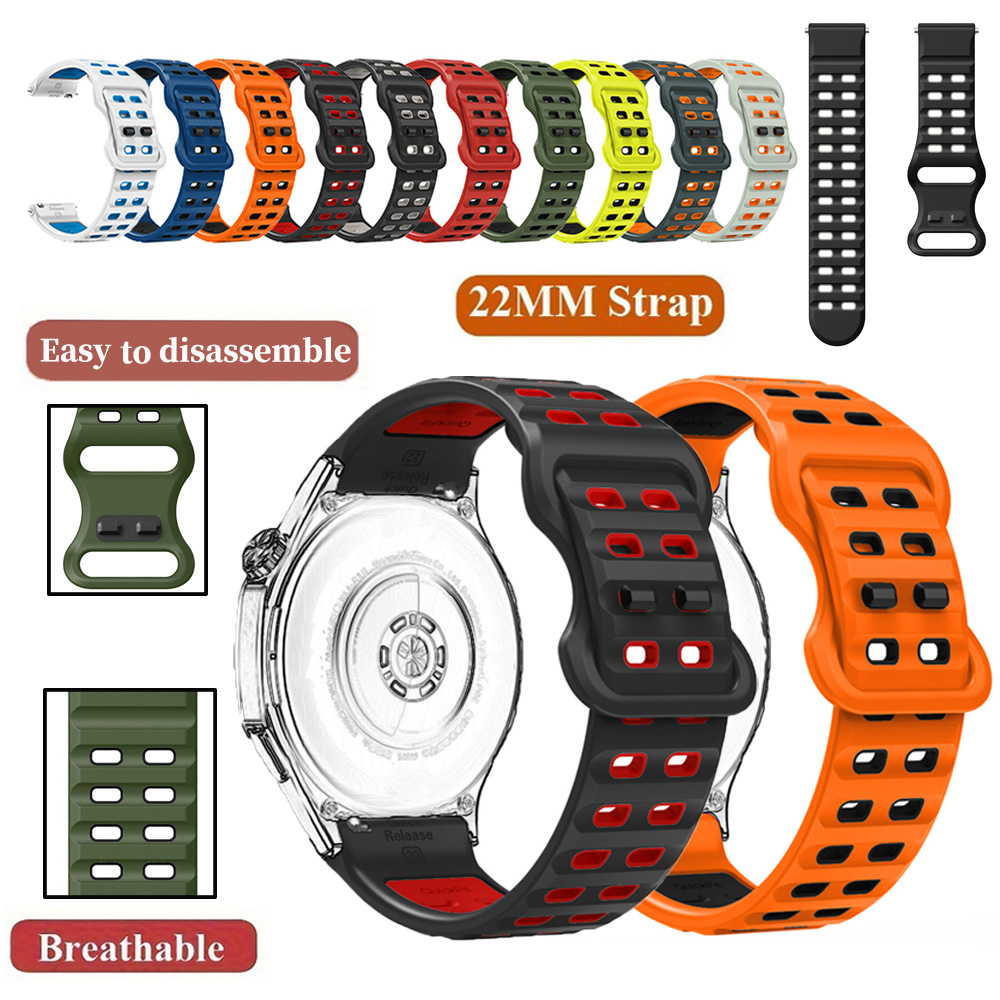 Silicone 22mm Strap For Garmin - Mesh Strap Metal review and price