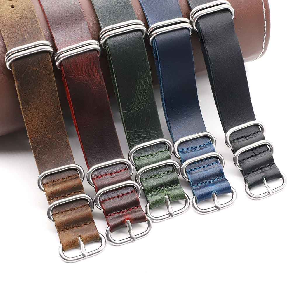 Genuine Leather Watch Band 18m - Suede Strap Watch review and price