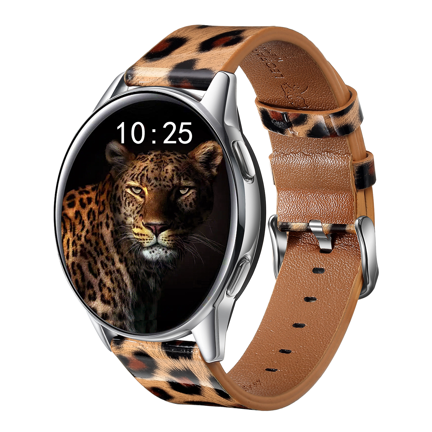 Leather Watch Band Leopard Qui - Leather Strap Quick Release review and price
