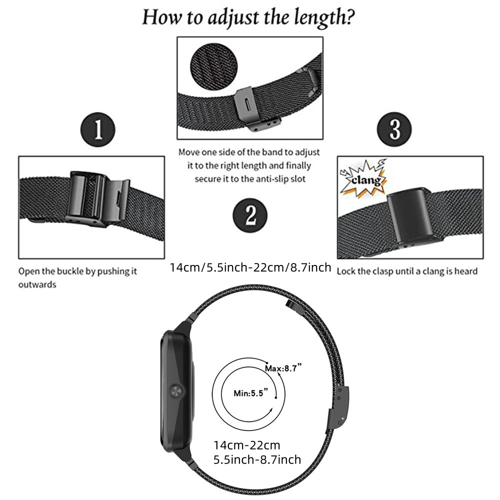 Metal Bands for OPPO Watch 41m - Mesh Strap Metal review and price
