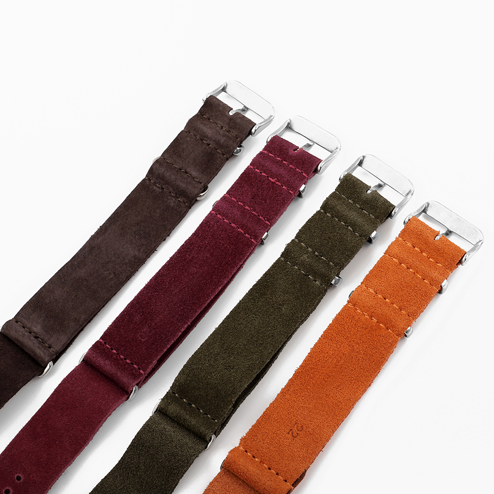 18mm 20mm 22mm Vintage Soft Su - Suede Strap Watch review and price