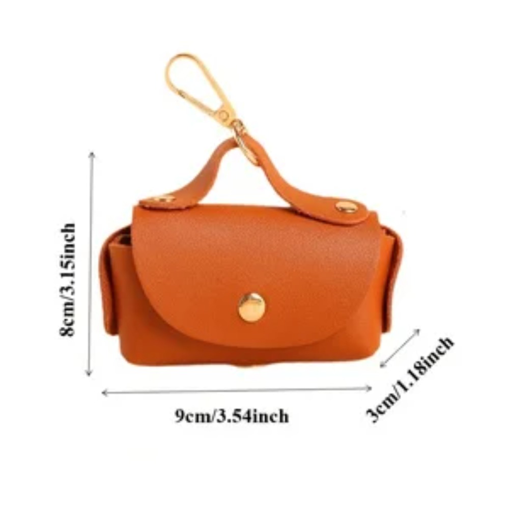 Elegant Leather Dog Poop Bag C - Leather Strap Quick Release review and price