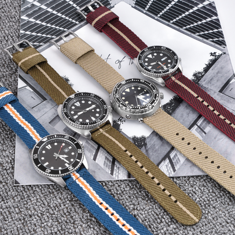Woven Nylon Strap 18mm 20mm 22 - Nato Strap Nylon review and price