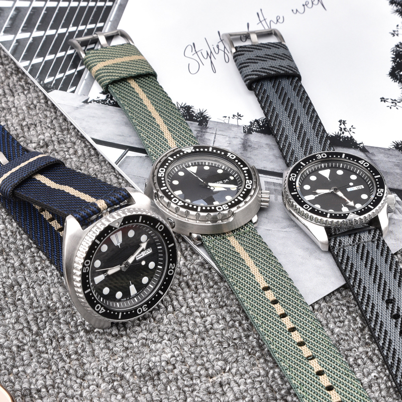 Woven Nylon Strap 18mm 20mm 22 - Nato Strap Nylon review and price