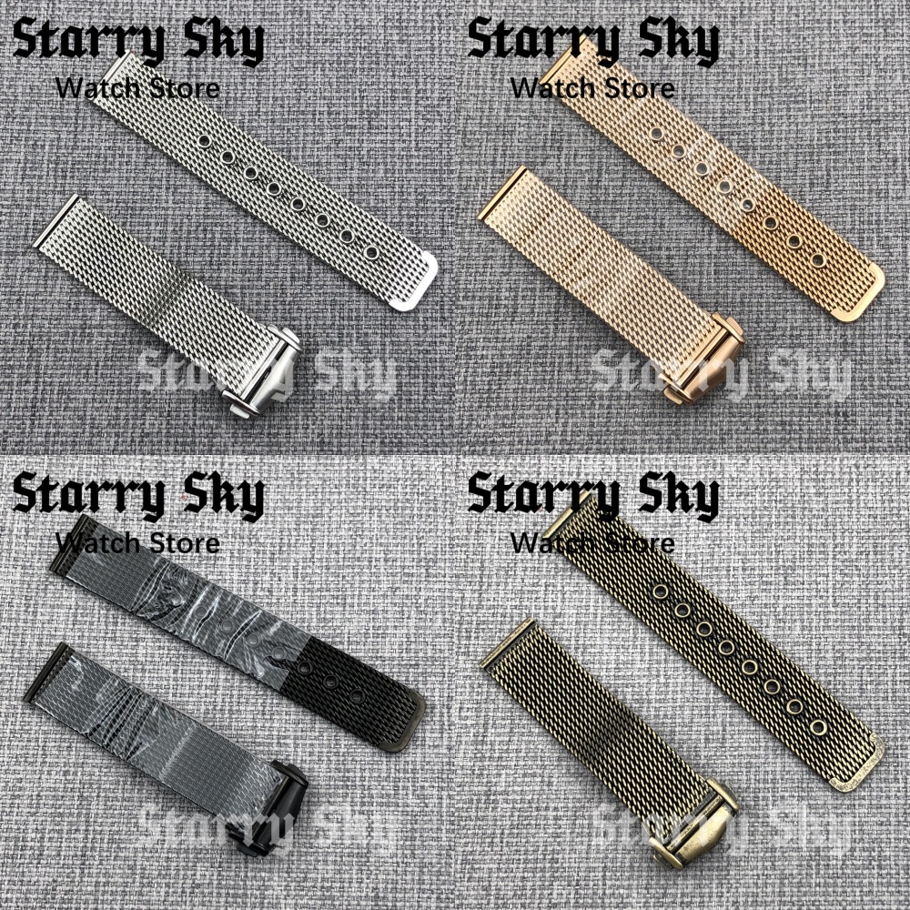 Starry Sky New 20mm Silver/Ros - Mesh Strap Metal review and price