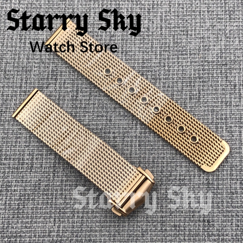 Starry Sky New 20mm Silver/Ros - Mesh Strap Metal review and price