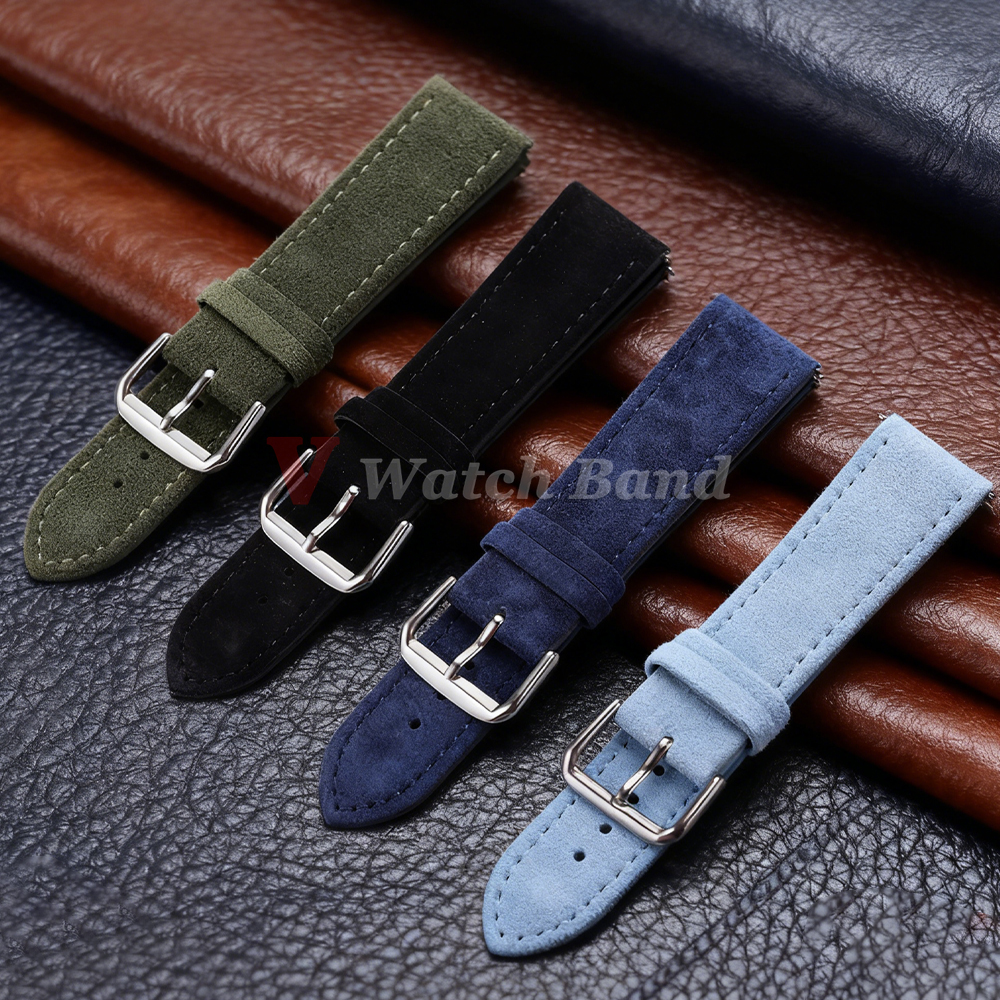 18/19/20/22mm Watch Band Genui - Suede Strap Watch review and price