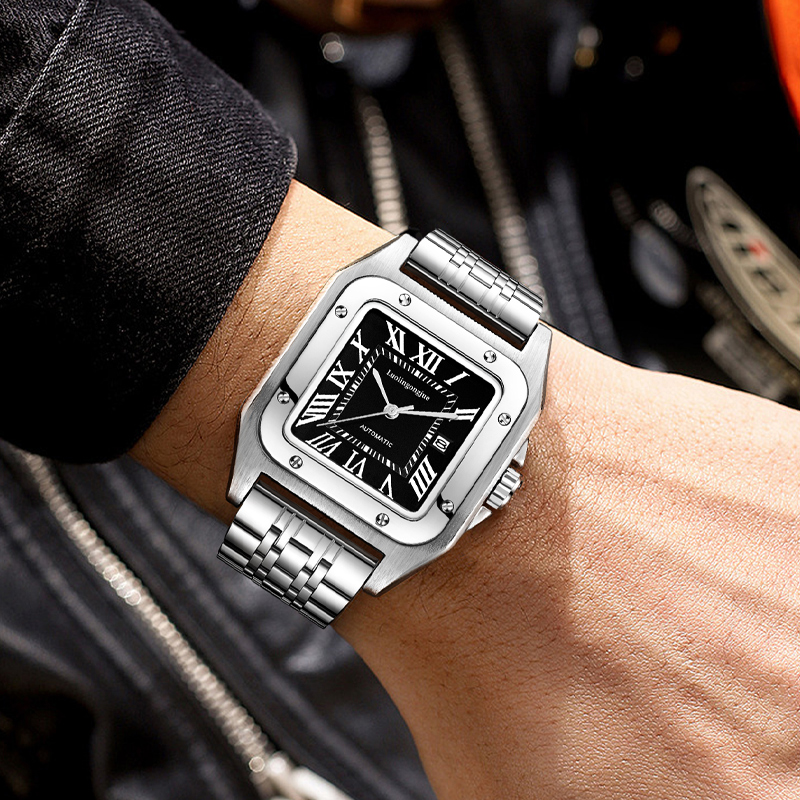 High-End Luxury Square Automat - Butterfly Clasp Deployant review and price