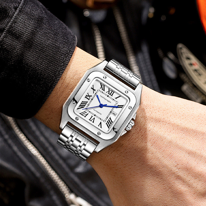 High-End Luxury Square Automat - Butterfly Clasp Deployant review and price