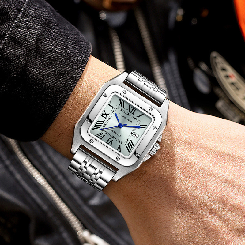 High-End Luxury Square Automat - Butterfly Clasp Deployant review and price