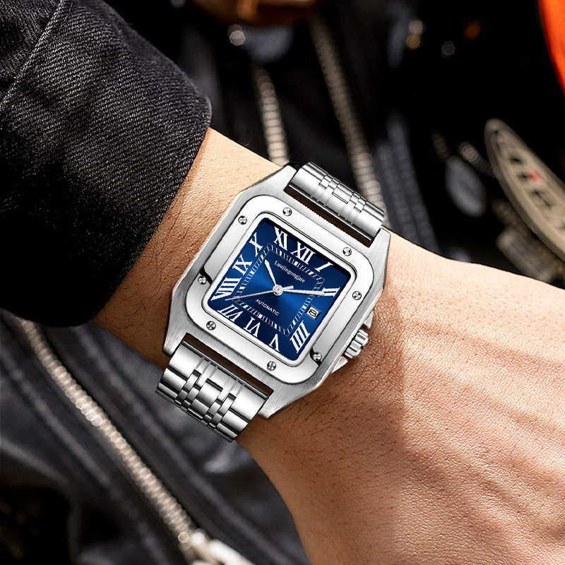 High-End Luxury Square Automat - Butterfly Clasp Deployant review and price