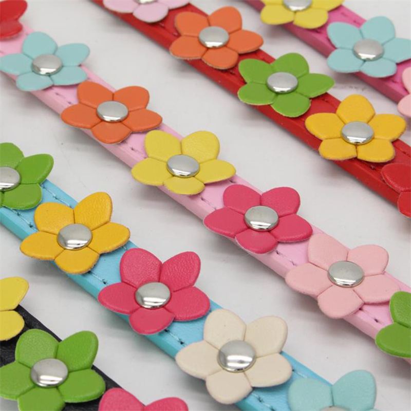 Pu Leather Colorful Flower Stu - Leather Strap Quick Release review and price