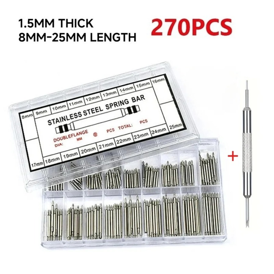 270pcs/Box Strainless Steel Sp - Spring Bar Tool Set review and price