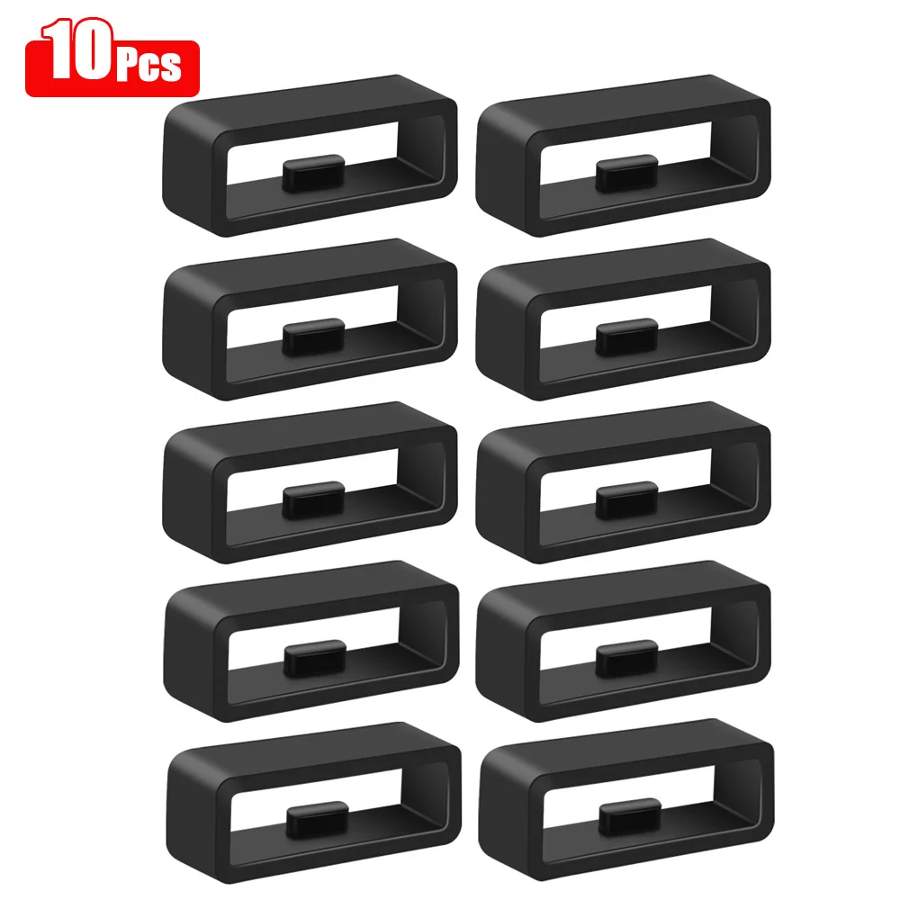 10pcs/5pcs/4pcs Black White Wa - Silicone Watch Band 22Mm review and price