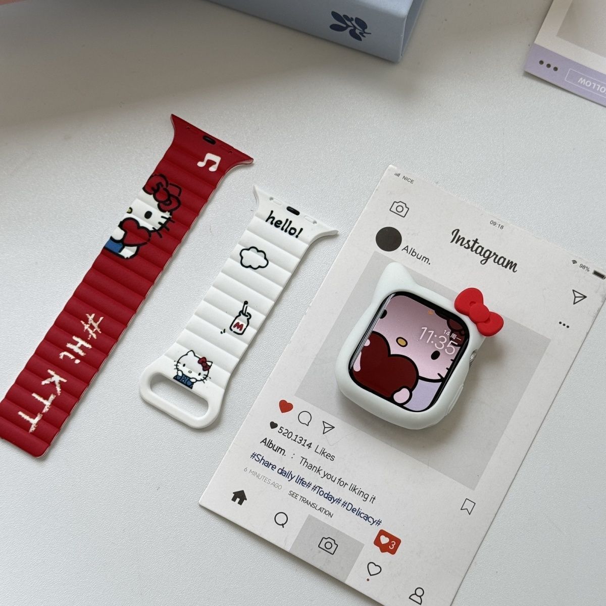 Anime Sanrio Hello Kitty Kurom - Silicone Band Women review and price