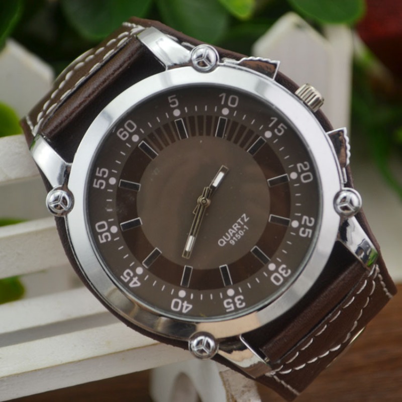 Fashion Brand Luxury Wristwatc - Leather Watch Band Men review and price