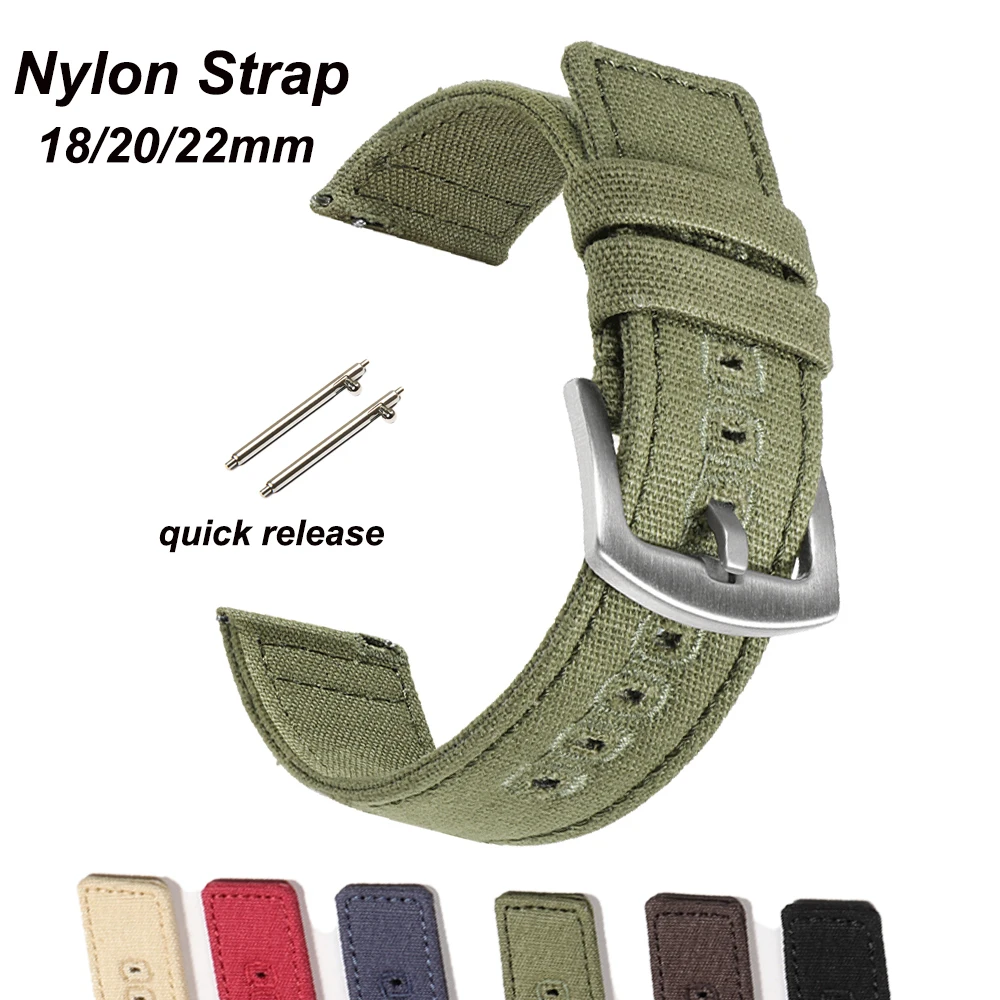 18mm 20mm Nylon Woven Canvas W - Perlon Strap Woven review and price